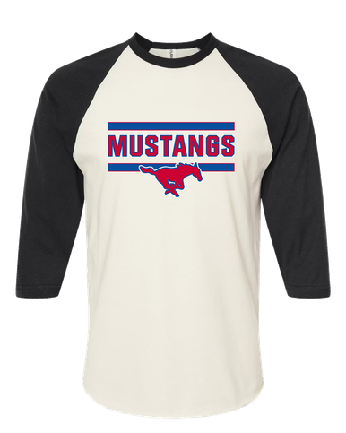 Thomas Jefferson Mustangs Mascot #5 Women's Baseball T-Shirt