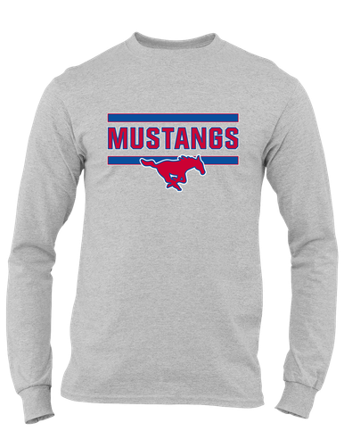 Thomas Jefferson Mustangs Mascot #5 Men's LS T-Shirt