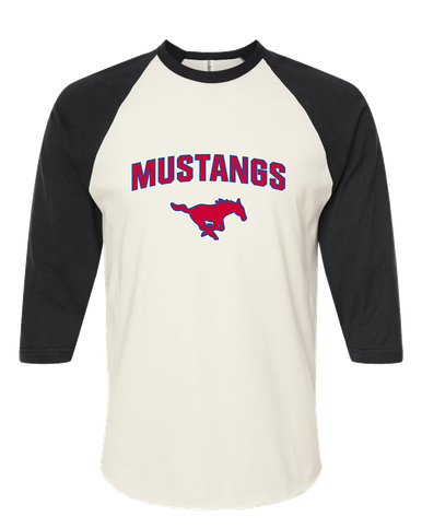 Thomas Jefferson Mustangs Mascot #6 Men's Baseball T-Shirt
