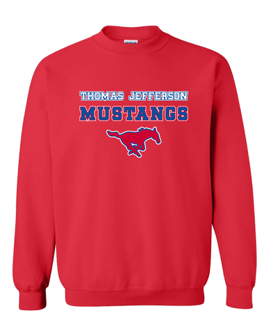 Thomas Jefferson Mustangs Spirit Men's Sweatshirt