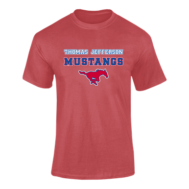 Thomas Jefferson Mustangs Spirit Men's SS T-Shirt