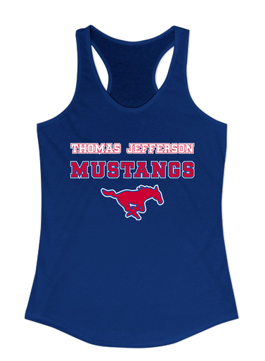 Thomas Jefferson Mustangs Spirit Women's Tank Top