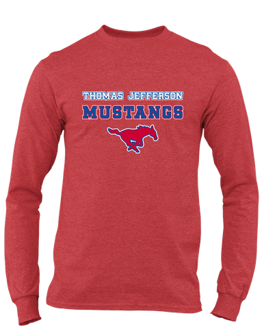 Thomas Jefferson Mustangs Spirit Men's LS T-Shirt