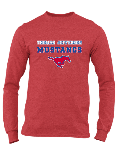 Thomas Jefferson Mustangs Spirit Men's Premium LS T-Shirt