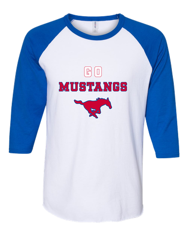 Thomas Jefferson Mustangs Go Team Men's Baseball T-Shirt