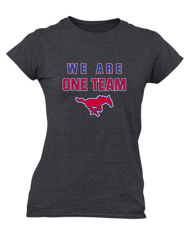 Thomas Jefferson Mustangs We Are One Team Women's SS T-Shirt