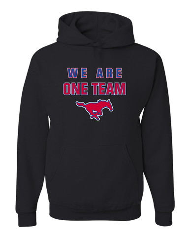 Thomas Jefferson Mustangs We Are One Team Men's Premium Hoodie