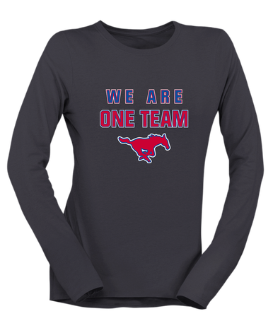 Thomas Jefferson Mustangs We Are One Team Women's Premium LS T-Shirt