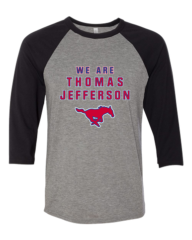 Thomas Jefferson Mustangs We Are Women's Baseball T-Shirt