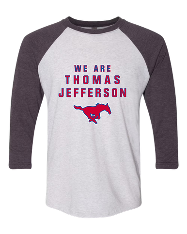 Thomas Jefferson Mustangs We Are Men's Baseball T-Shirt