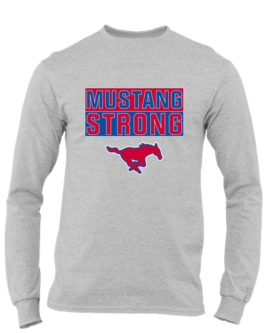 Thomas Jefferson Mustangs Strong #1 Men's LS T-Shirt