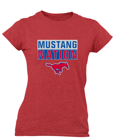 Thomas Jefferson Mustangs Nation #1 Women's SS T-Shirt