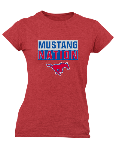 Thomas Jefferson Mustangs Nation #1 Women's Premium SS T-Shirt
