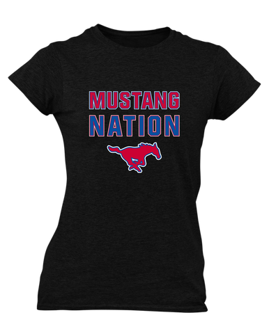 Thomas Jefferson Mustangs Nation #2 Women's SS T-Shirt