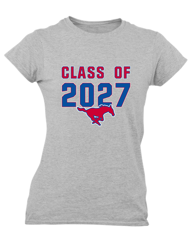 Thomas Jefferson Mustangs Class of 2027 Women's Premium SS T-Shirt