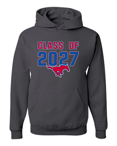 Thomas Jefferson Mustangs Class of 2027 Men's Premium Hoodie