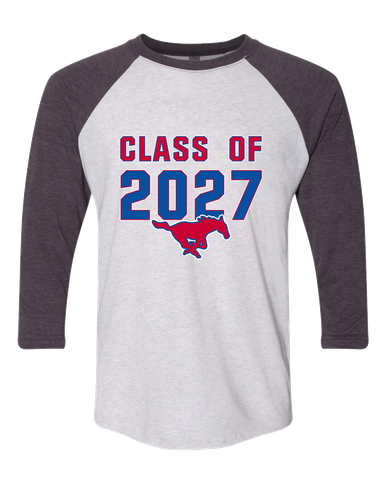 Thomas Jefferson Mustangs Class of 2027 Women's Baseball T-Shirt