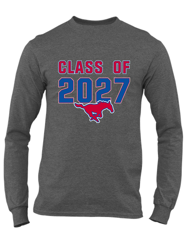 Thomas Jefferson Mustangs Class of 2027 Men's Premium LS T-Shirt