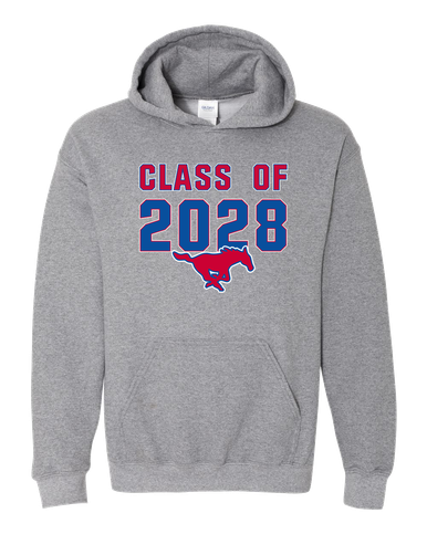Thomas Jefferson Mustangs Class of 2028 Men's Hoodie