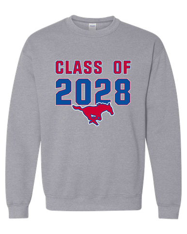 Thomas Jefferson Mustangs Class of 2028 Men's Sweatshirt