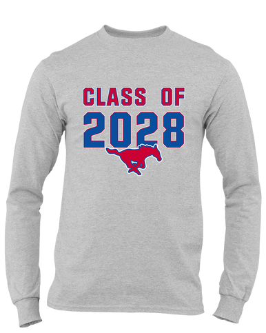 Thomas Jefferson Mustangs Class of 2028 Men's LS T-Shirt