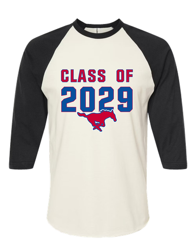 Thomas Jefferson Mustangs Class of 2029 Men's Baseball T-Shirt