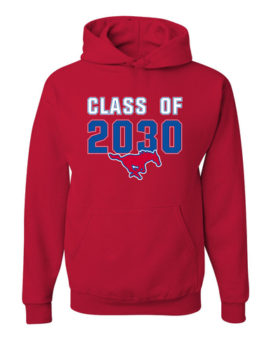 Thomas Jefferson Mustangs Class of 2030 Men's Premium Hoodie