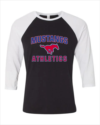Thomas Jefferson Mustangs Athletics Women's Baseball T-Shirt