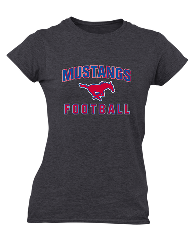 Thomas Jefferson Mustangs Football #1 Women's Premium SS T-Shirt