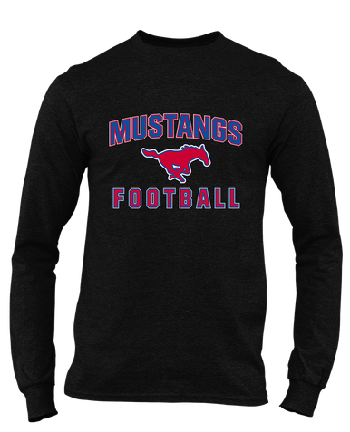 Thomas Jefferson Mustangs Football #1 Men's Premium LS T-Shirt