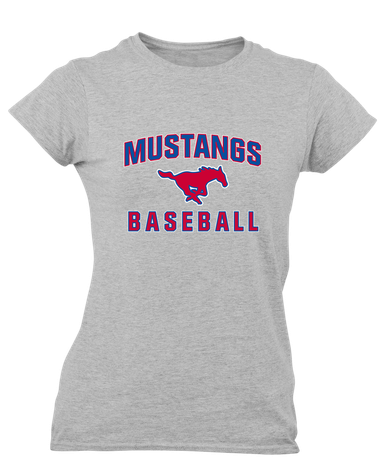Thomas Jefferson Mustangs Baseball #1 Women's Premium SS T-Shirt