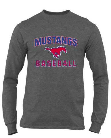 Thomas Jefferson Mustangs Baseball #1 Men's Premium LS T-Shirt