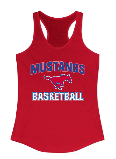 Thomas Jefferson Mustangs Basketball #1 Women's Tank Top