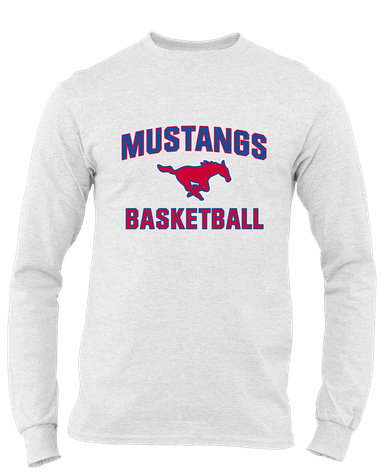 Thomas Jefferson Mustangs Basketball #1 Men's Premium LS T-Shirt