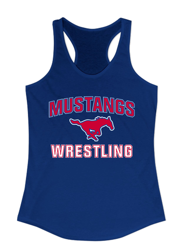 Thomas Jefferson Mustangs Wrestling Women's Tank Top