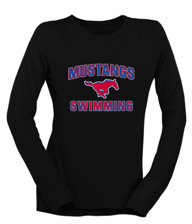 Thomas Jefferson Mustangs Swimming Women's Premium LS T-Shirt