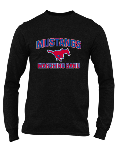 Thomas Jefferson Mustangs Marching Band Men's LS T-Shirt