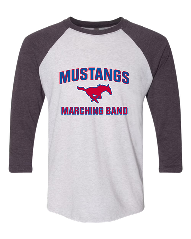 Thomas Jefferson Mustangs Marching Band Women's Baseball T-Shirt