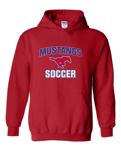 Thomas Jefferson Mustangs Soccer #1 Men's Hoodie