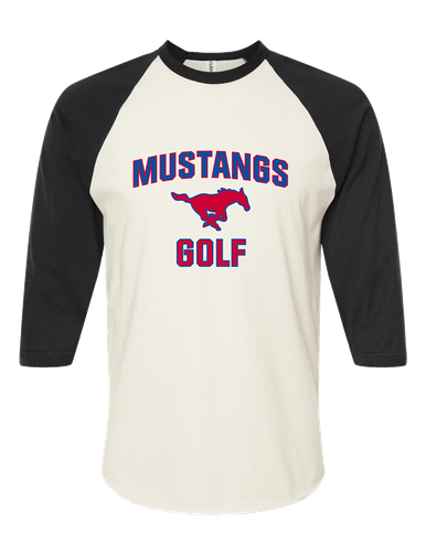 Thomas Jefferson Mustangs Golf Women's Baseball T-Shirt