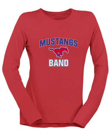 Thomas Jefferson Mustangs Band # 1 Women's LS T-Shirt