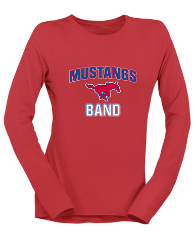 Thomas Jefferson Mustangs Band # 1 Women's Premium LS T-Shirt