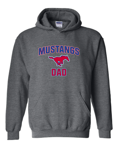 Thomas Jefferson Mustangs Dad Men's Hoodie