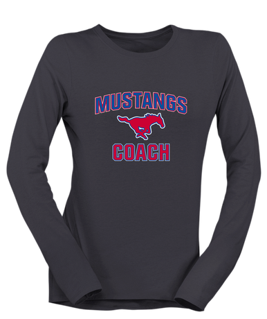 Thomas Jefferson Mustangs Coach Women's LS T-Shirt