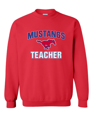Thomas Jefferson Mustangs Teacher Men's Sweatshirt