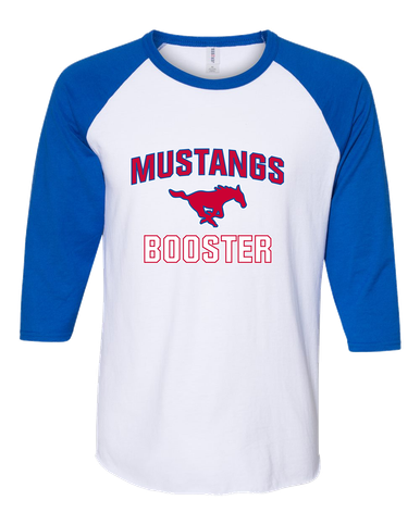 Thomas Jefferson Mustangs Booster Men's Baseball T-Shirt
