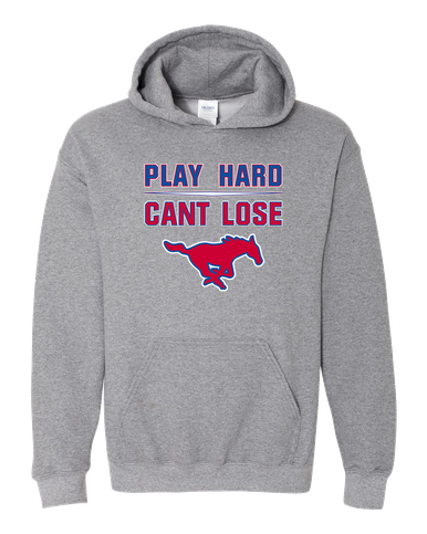 Thomas Jefferson Mustangs Play Hard, Can't Lose Men's Hoodie