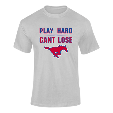 Thomas Jefferson Mustangs Play Hard, Can't Lose Men's SS T-Shirt