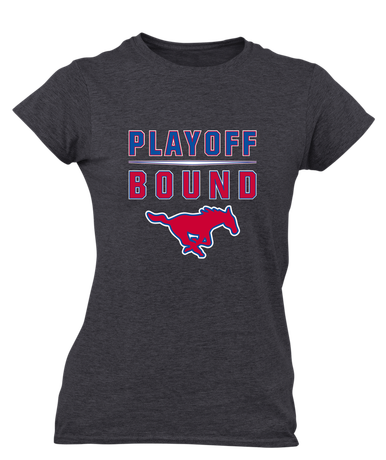 Thomas Jefferson Mustangs Playoff Bound Women's Premium SS T-Shirt