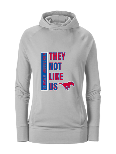 Thomas Jefferson Mustangs They Not Like Us #1 Women's Hoodie